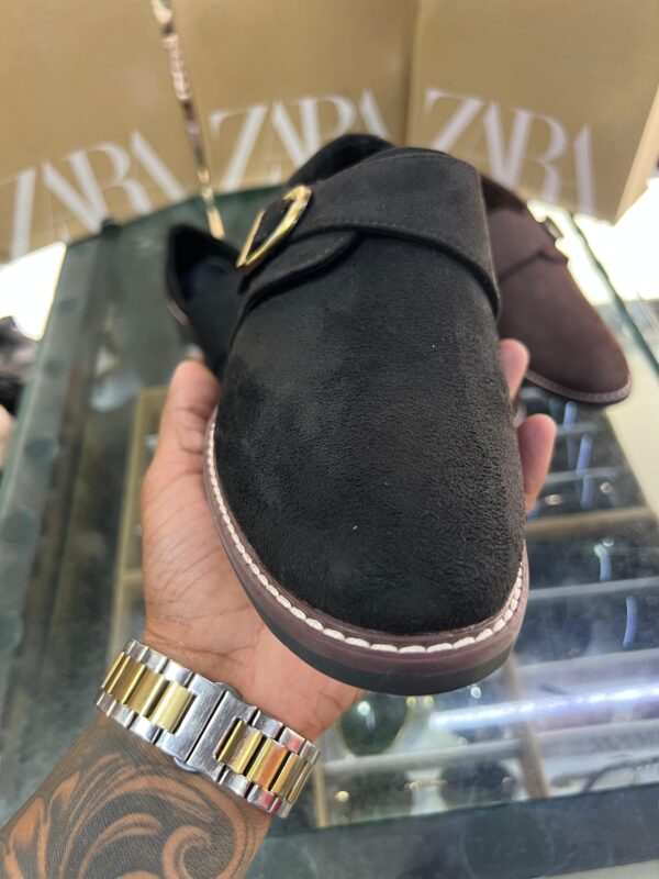 Zara Sweat Leather Loafers - Image 3